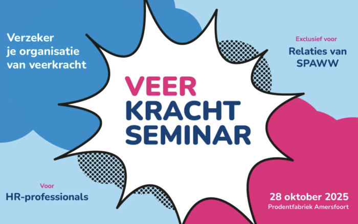 SPAWW-seminar 28 oktober: speciaal voor HR-professionals