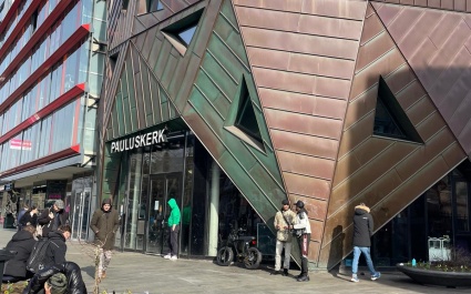 Team SPAWW op bezoek bij Pauluskerk Rotterdam