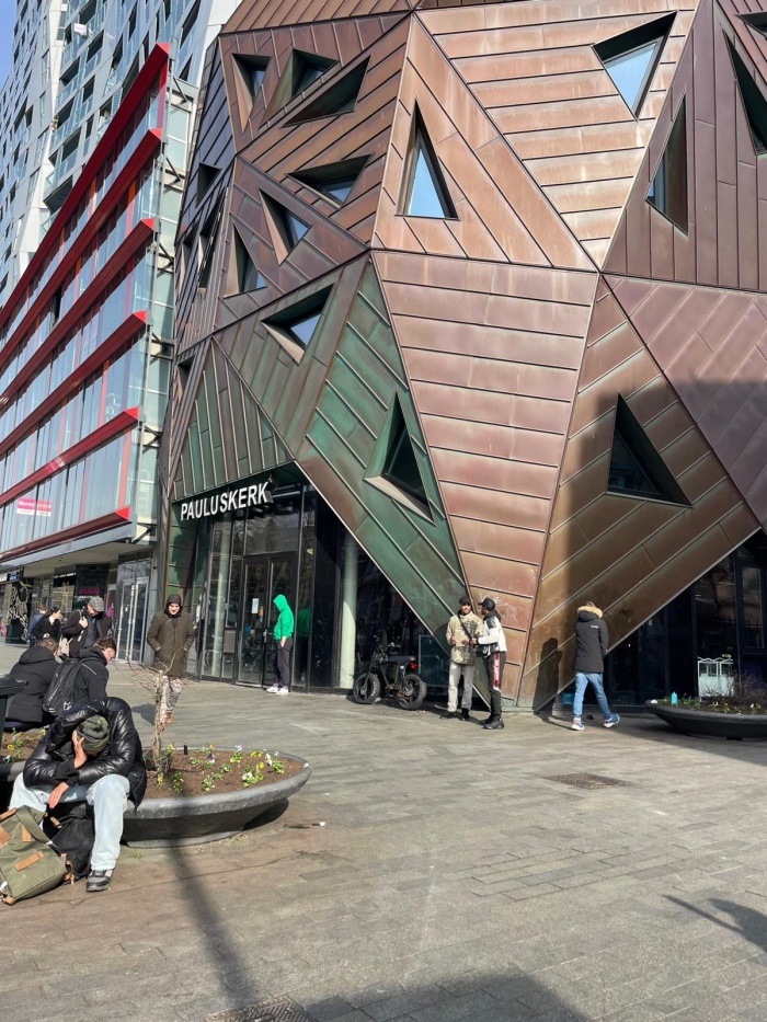 Team SPAWW op bezoek bij Pauluskerk Rotterdam